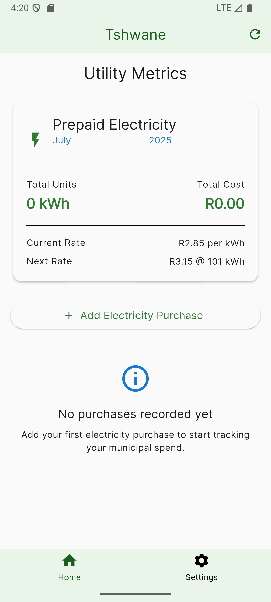 Utility Metrics screenshot 2