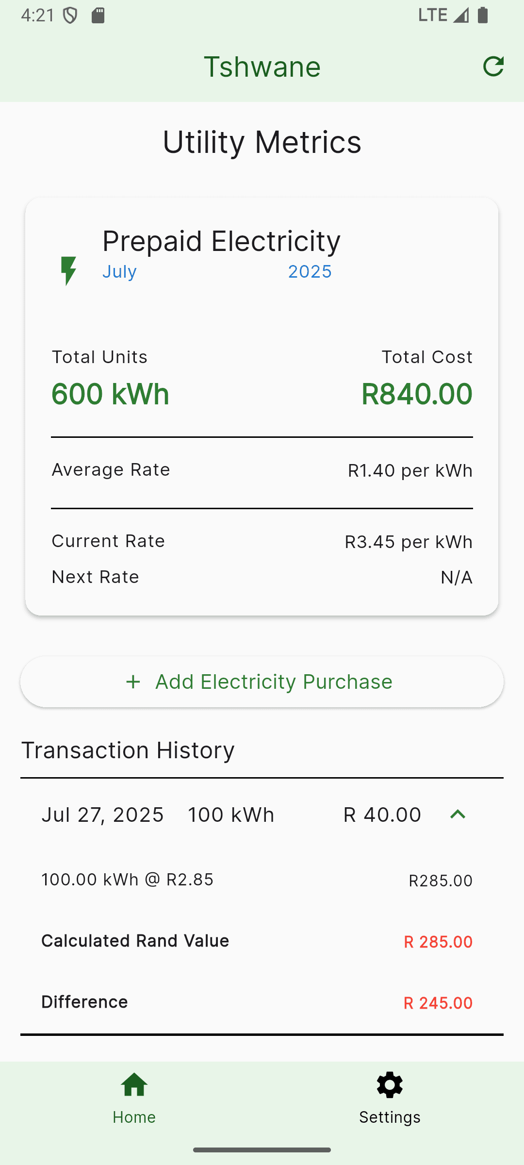 Utility Metrics screenshot 3